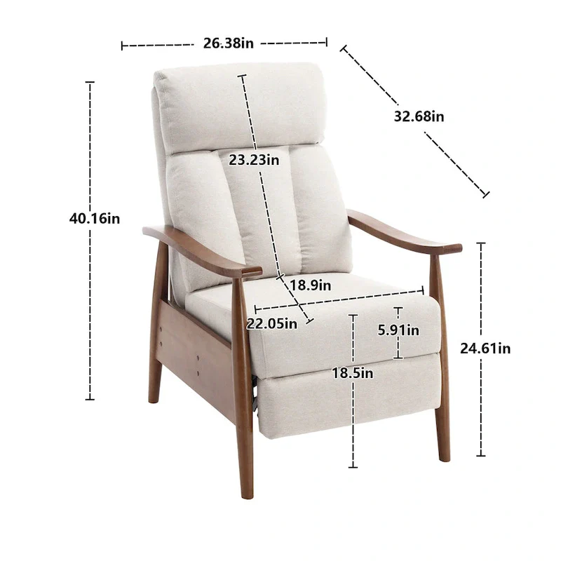 Wood Frame Armchair