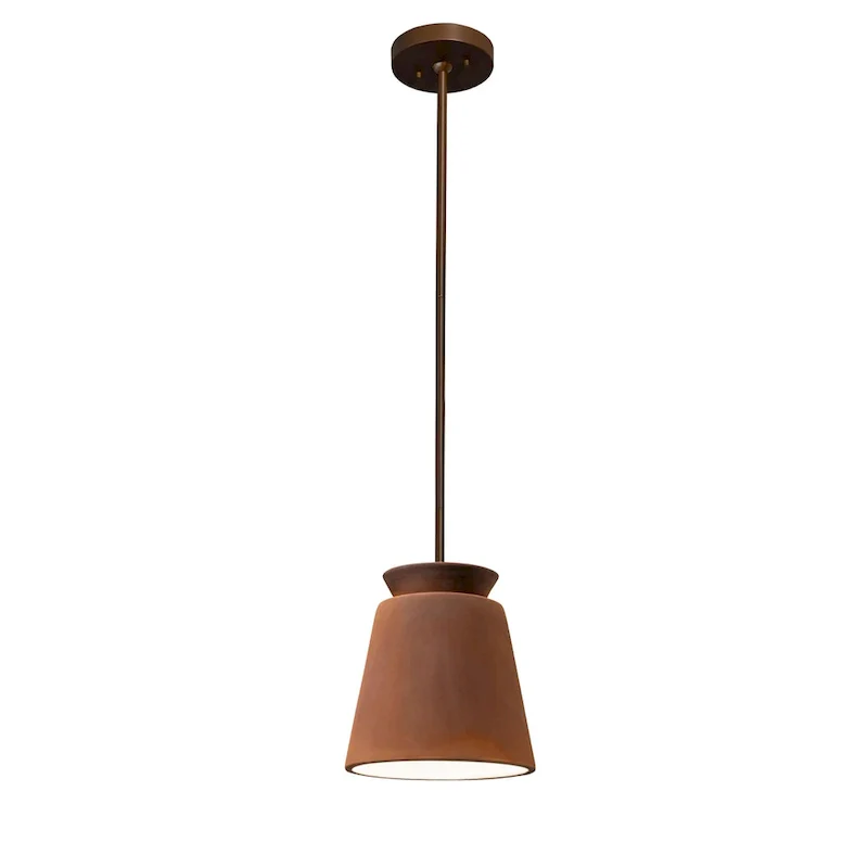 Justice Design Group Small Trapezoid Pendant - Rigid Stem
