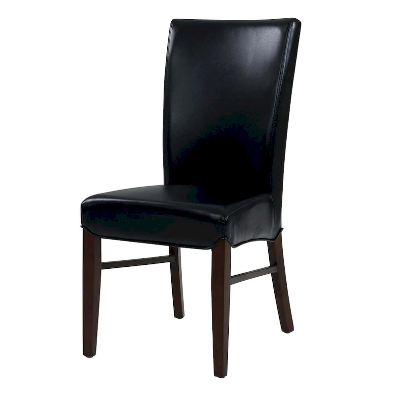 Milton Bonded Leather Dining Chairs (Set of 2) - na