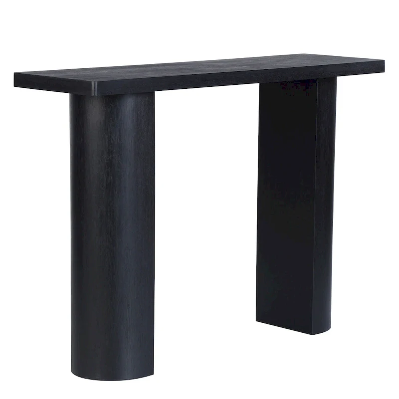 Half Moon Mango Wood Console Table by East at Main