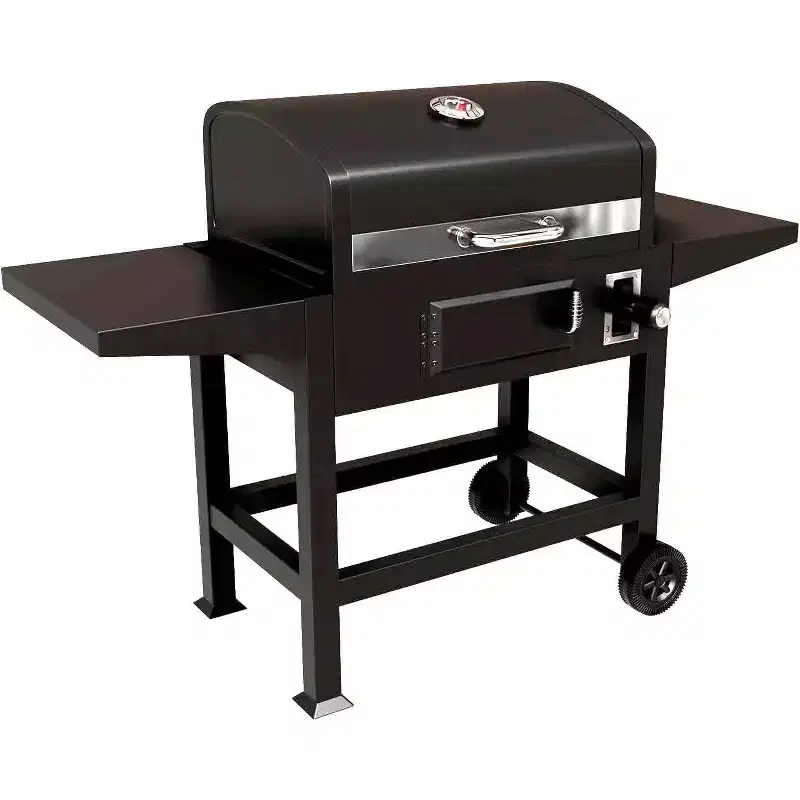 GasOne 24-inch BBQ Charcoal Grill  Charcoal Smoker with Multiple Tier Heat Control for Camping, Picnic, Patio, Backyard Barbecue, Outdoor Cooking