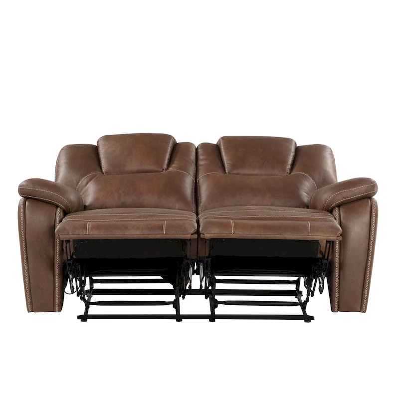 Kameryn Faux Leather Manual Reclining Loveseat