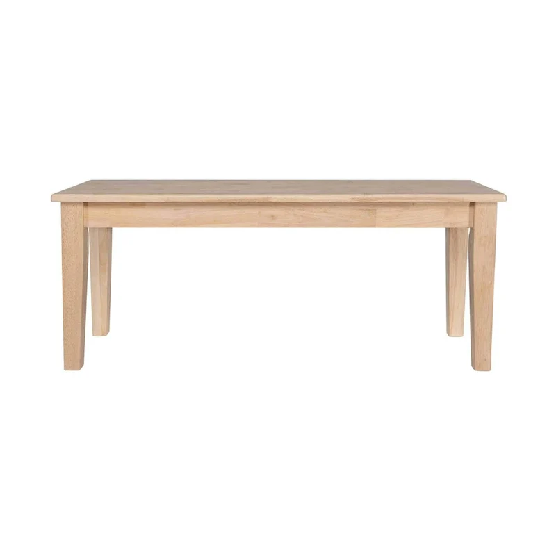 Shaker Style Solid Wood Dining Bench