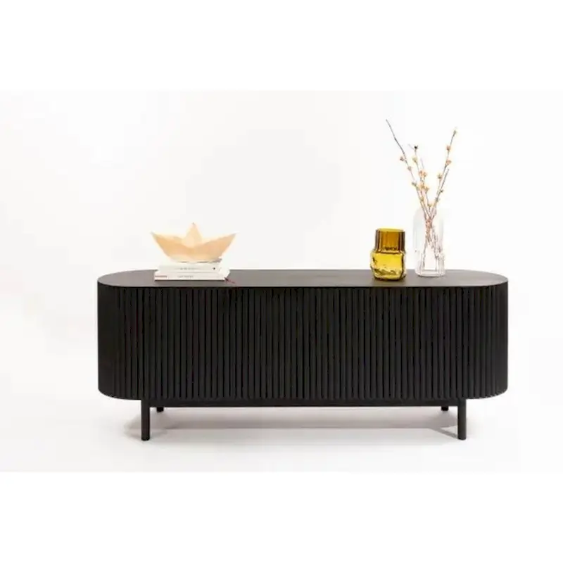 Clara Black Wood Sideboard