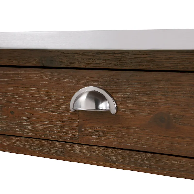 Firebranch Wire-brush Kitchen Cart