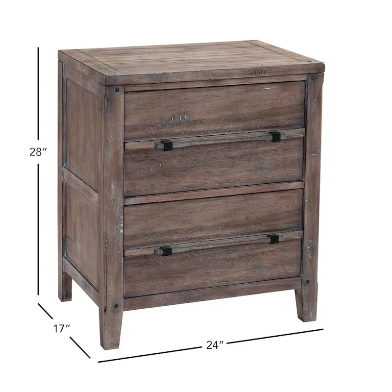 Asher 2-Drawer Nightstand