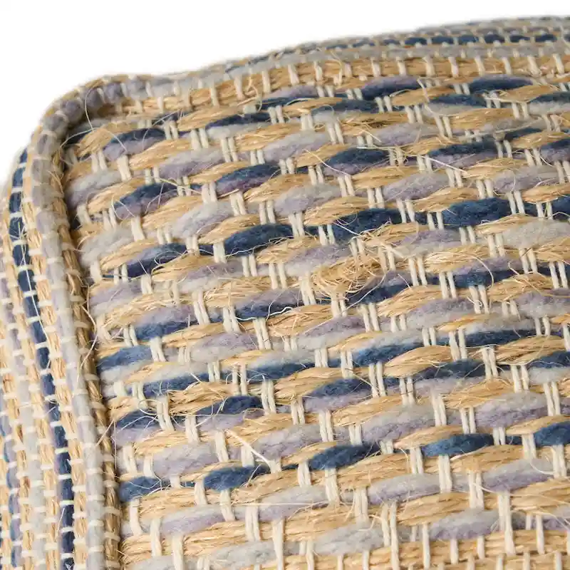 Caiman Handcrafted Boho Fabric Pouf by