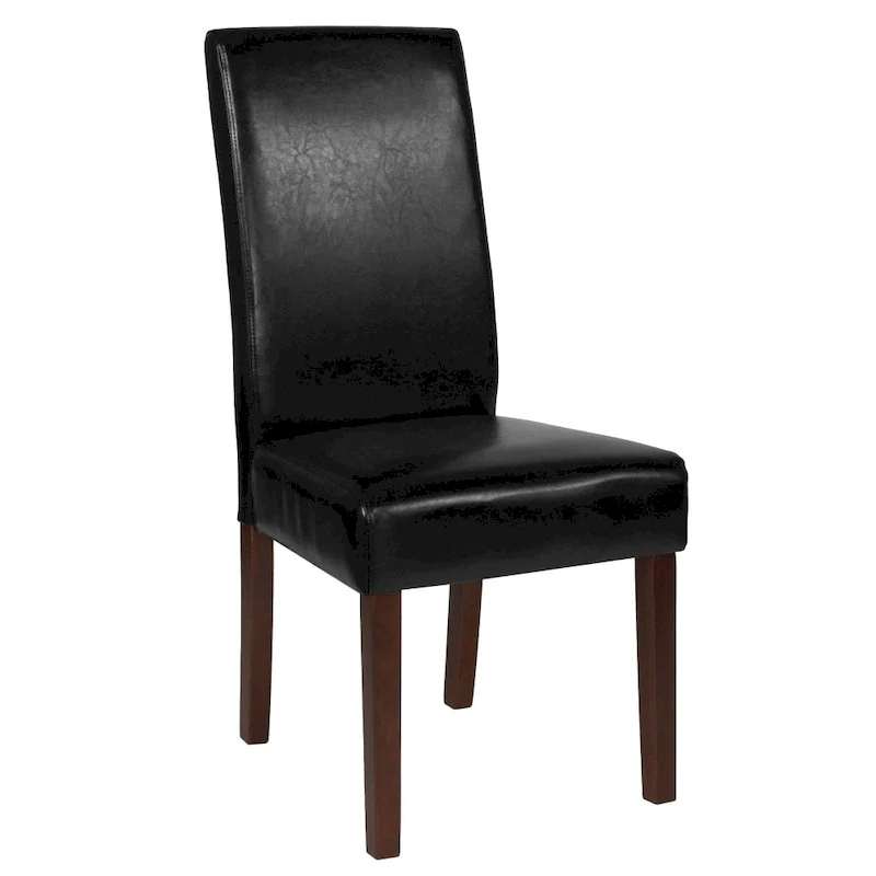 Tufted Parsons Chair with Side Panel Detail