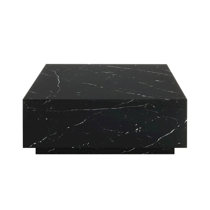 Faux Marble Square Coffee Table