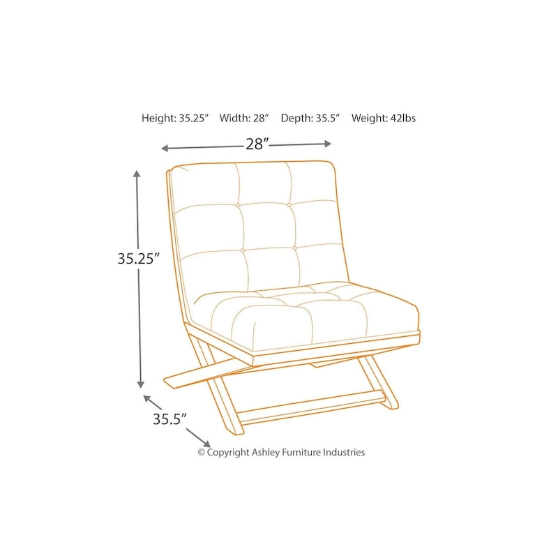 Sidewinder Casual Faux Leather Accent Chair