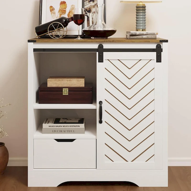 Accent Cabinet with Drawers - N/A