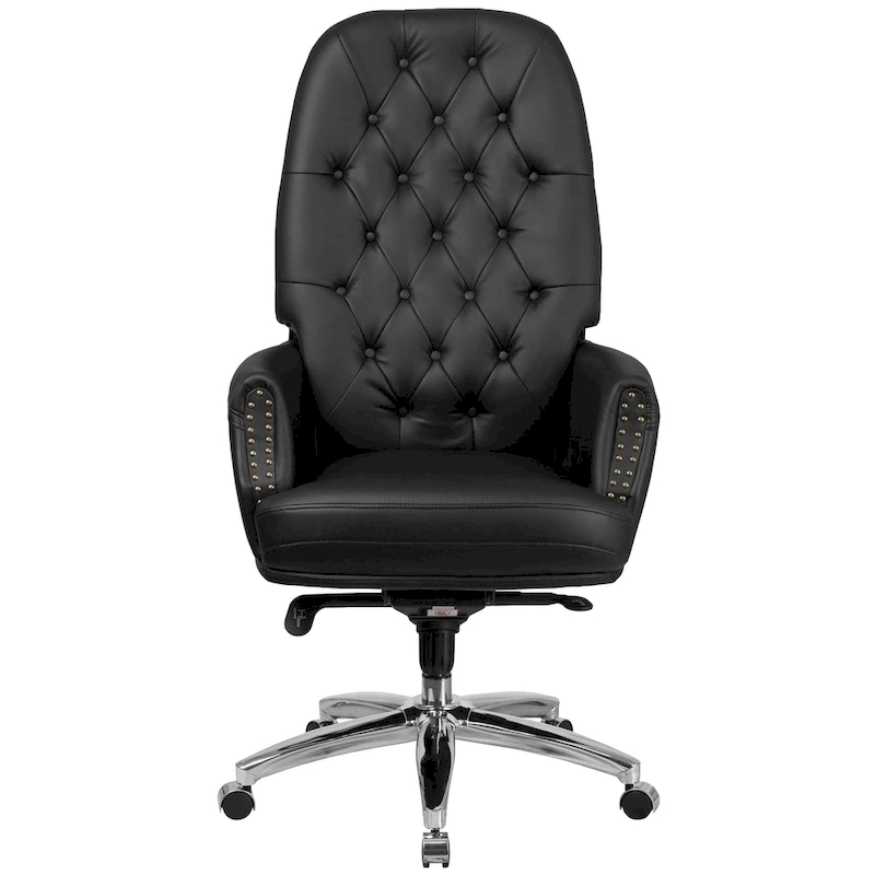 High Back Tufted LeatherSoft Executive Swivel Ergonomic Office Chair
