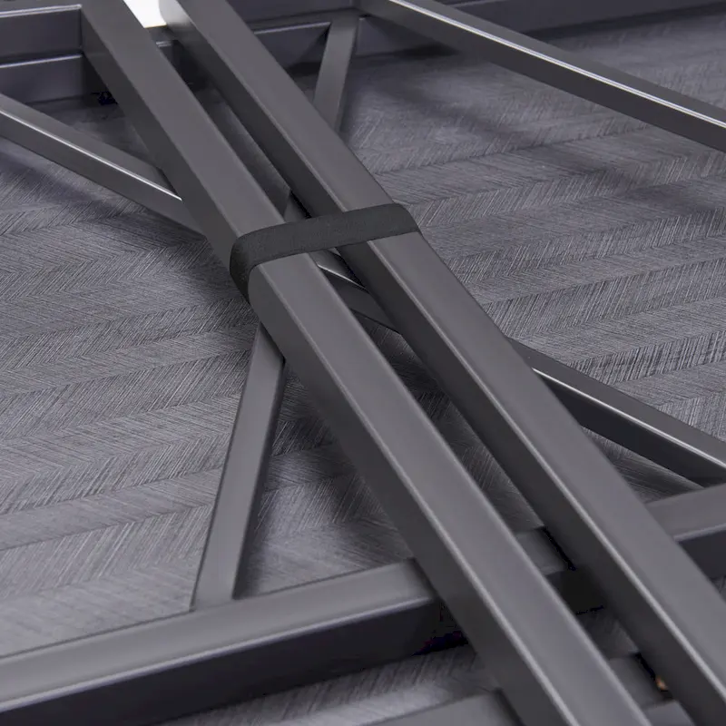 Collapsible Slatted Mission Writing Computer Desk