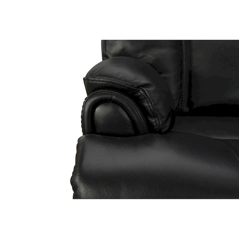 Genuine Top Grain Adjustable Headrest Extendable Footrest Zero Gravity Reclin Power Recliner