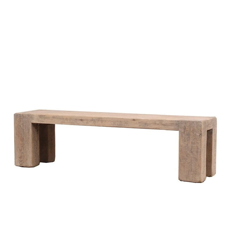 65 long Ravello Bench Weathered Natural - N/A