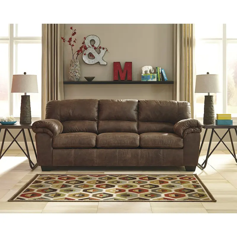 Fabric Sofa with Multi-Tonal Upholstery
