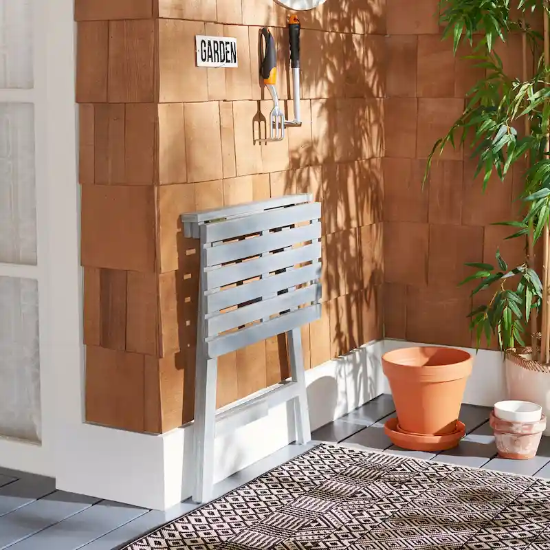 SAFAVIEH Outdoor Living Benton Balcony Table. - 24W x 15D x 28H