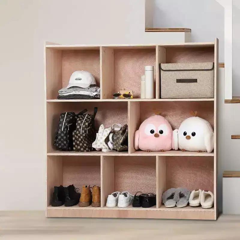 GustoWave 8 Cubbies Storage Toy Shelves for Home, School