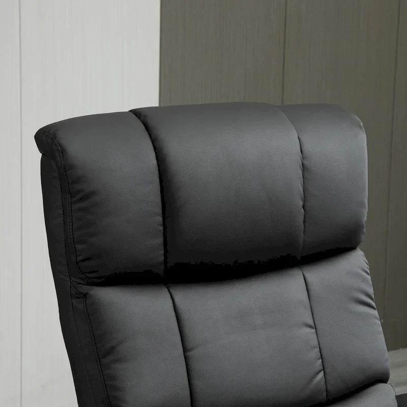 High Back Swivel Massage Recliner Chair with Ottoman