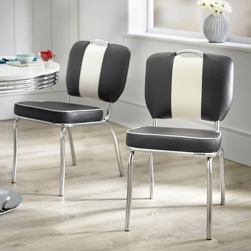 Simple Living Raleigh Retro Dining Chairs (Set of 2)