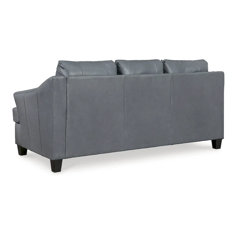 Brown Leather Match Queen Sofa Sleeper, 2-Person, 88