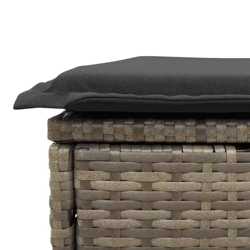 vidaXL Garden Sofa Set Rattan, Cushions