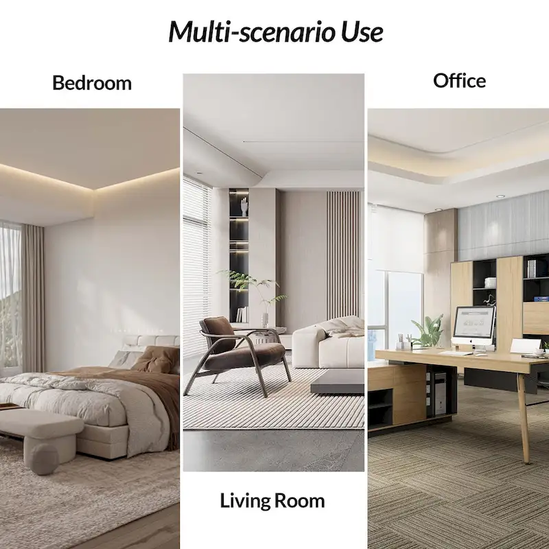 Genuine Leather Swivel Rocker Recliner with Adjustable Headrest - Modern Manual Reclining Chair 360° Rotation