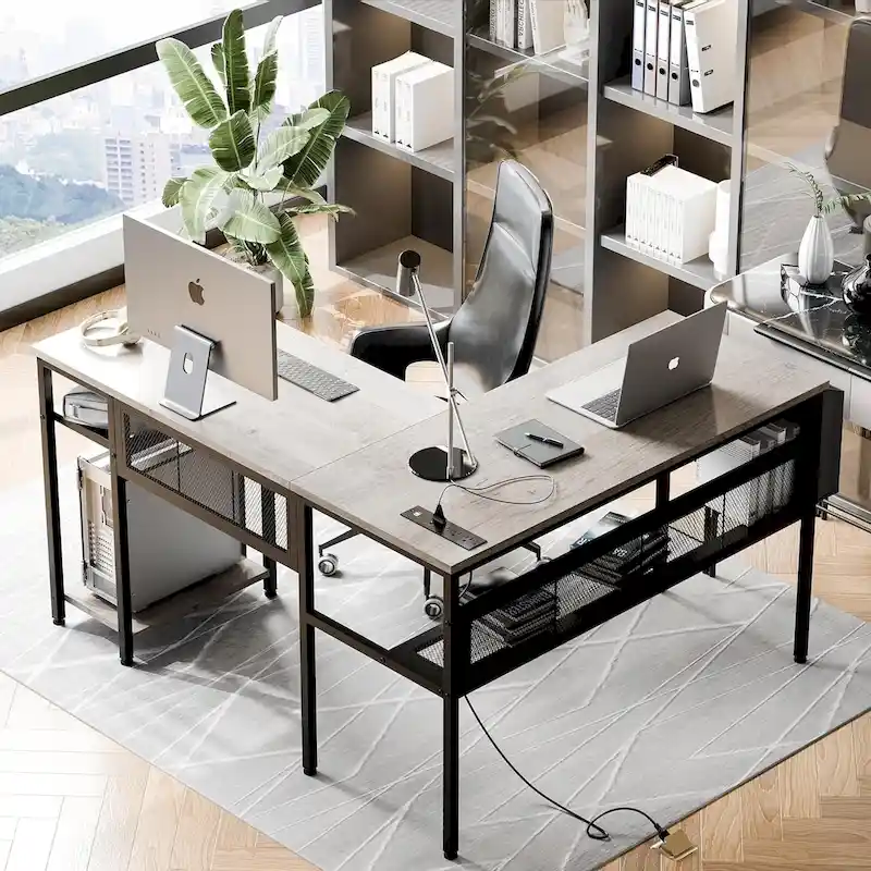 Futzca L Shaped Home Office Desk