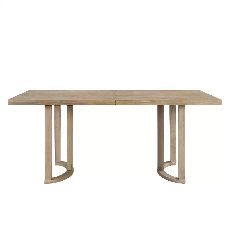 Christopher Knight Home Nicholas 69" Rubberwood Modern 6 Seater Rectangle Dining Table Ash