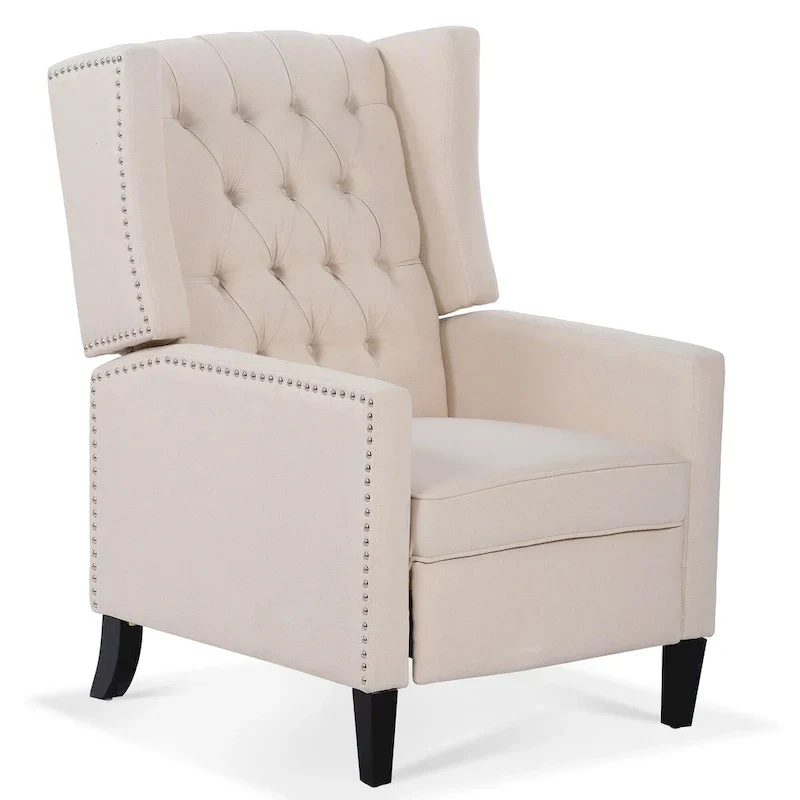 Wide Manual Wing Chair Recliner - 34.45 x 27.16 x 40.55