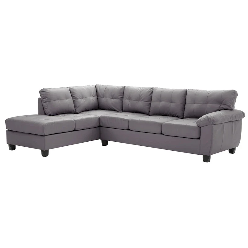 Gallant Faux Leather Sectional Sofa