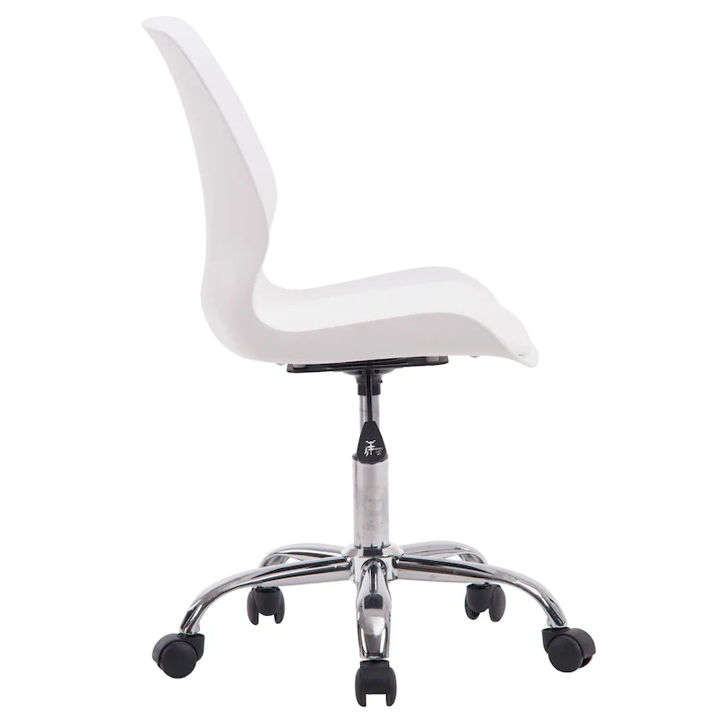 Adjustable Height Office Desk Chair with Wheels
