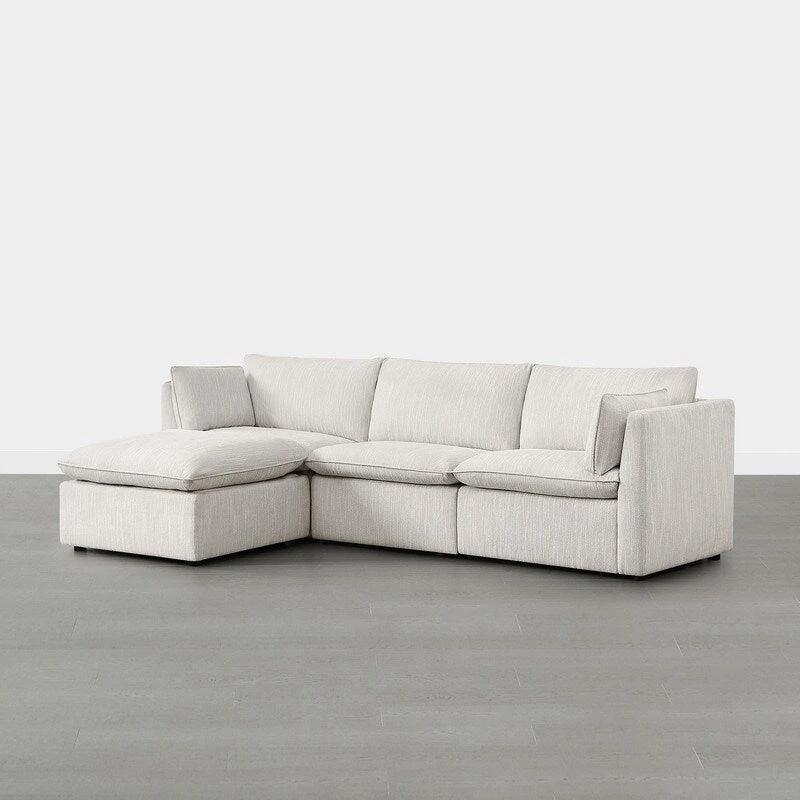 Cypress L-shape Sectional Couches Modular Sofa with Ottoman