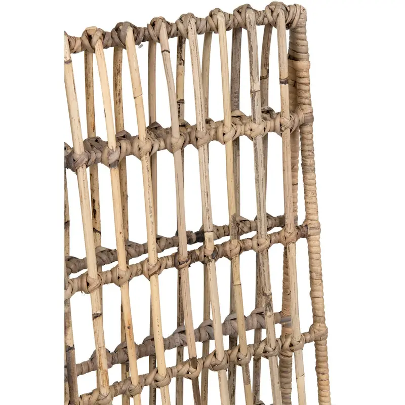 Rattan Wrapped Iron Dining Chair by East at Main