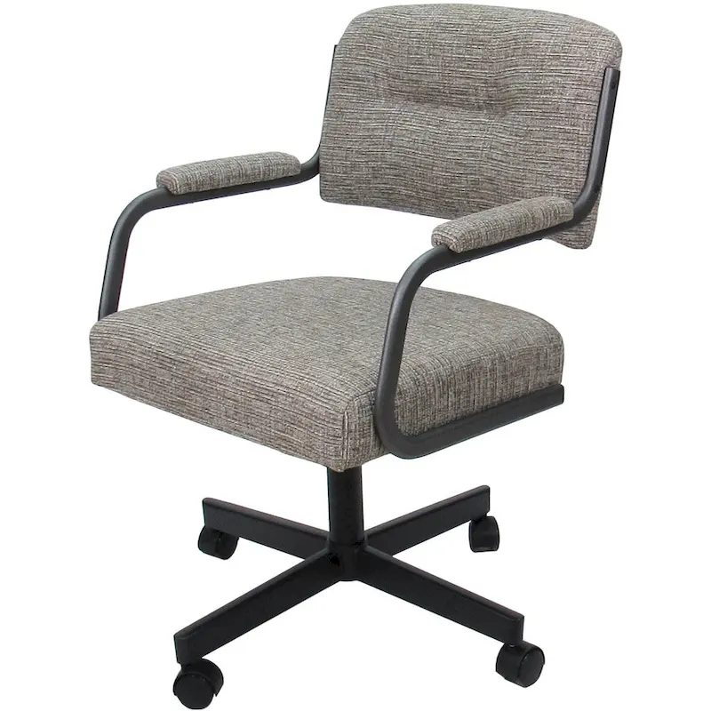 Swivel Kitchen Dining Caster Chair with Wheels - M-110 - N/A