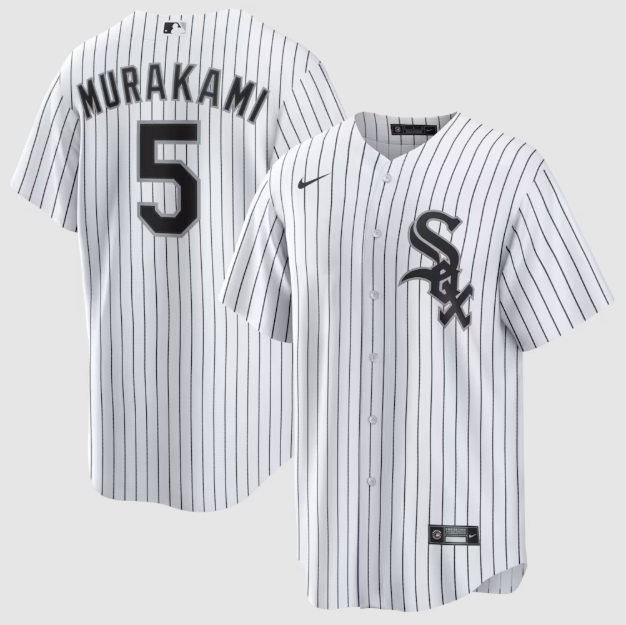 Chicago White Sox Munetaka Murakami White Home Replica Jersey