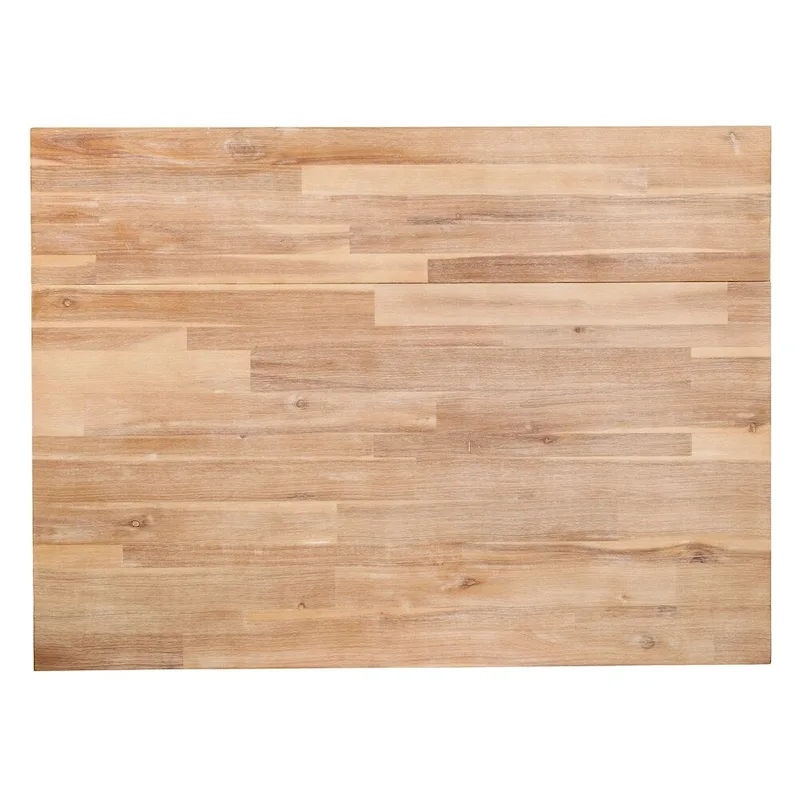 SEI Furniture Berhill Transitional Black Wood Expandable Kitchen Island