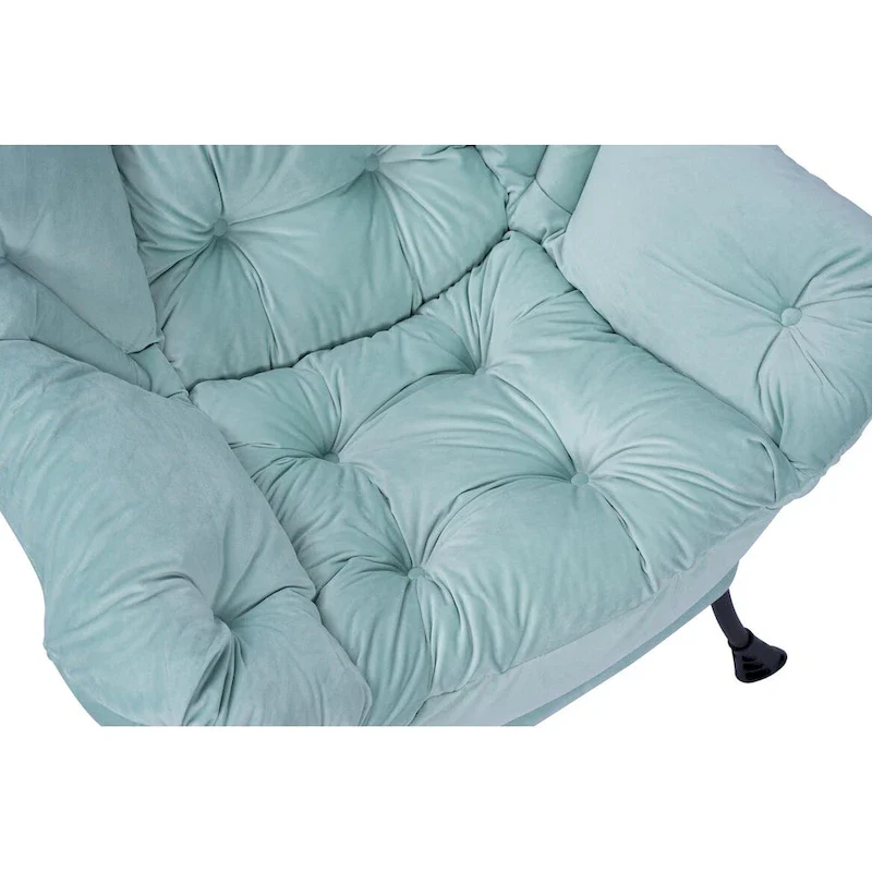 Padded Lounge Chair with Side Pocket