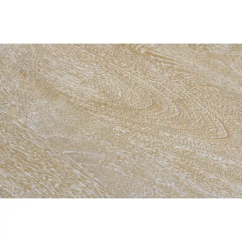 Rohan 48-inch Round Mango Hardwood Coffee Table with Shelf