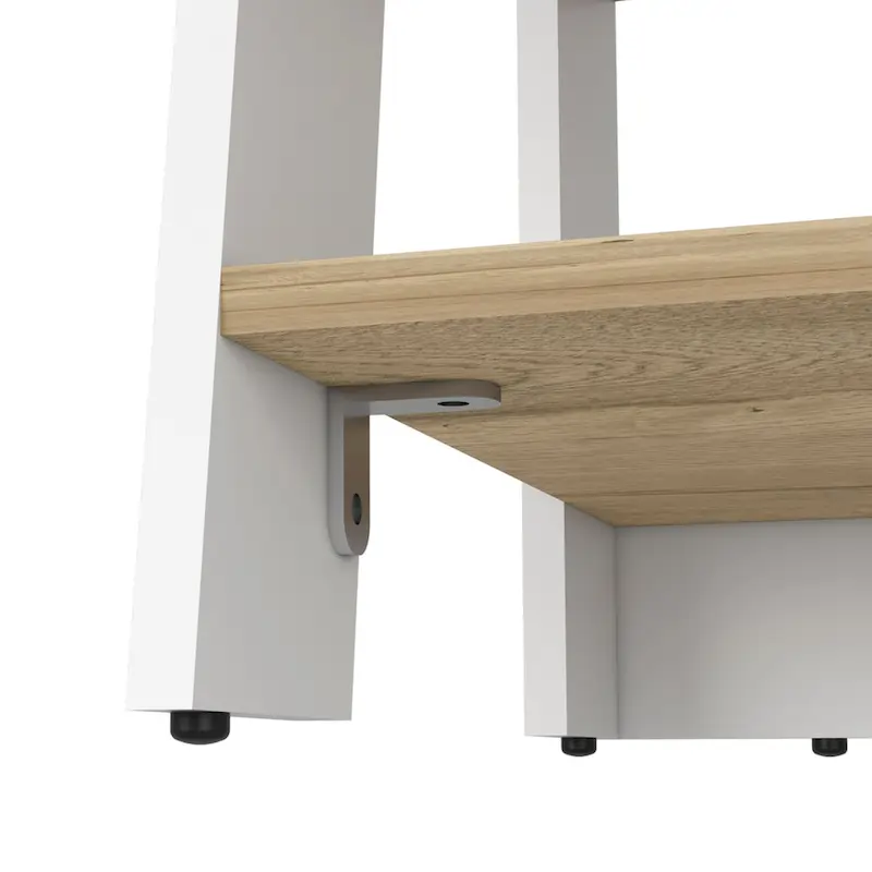 Colyn Linen Cabinet, Four Shelves, Vertical, Light Oak / WhiteHigh quality and durable