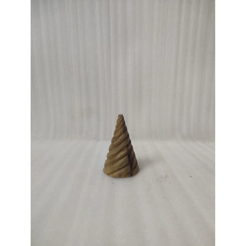 Extra Lg Christmas Tree w/Wavy Pattern Dark Walnut 7 H - Dark Walnut