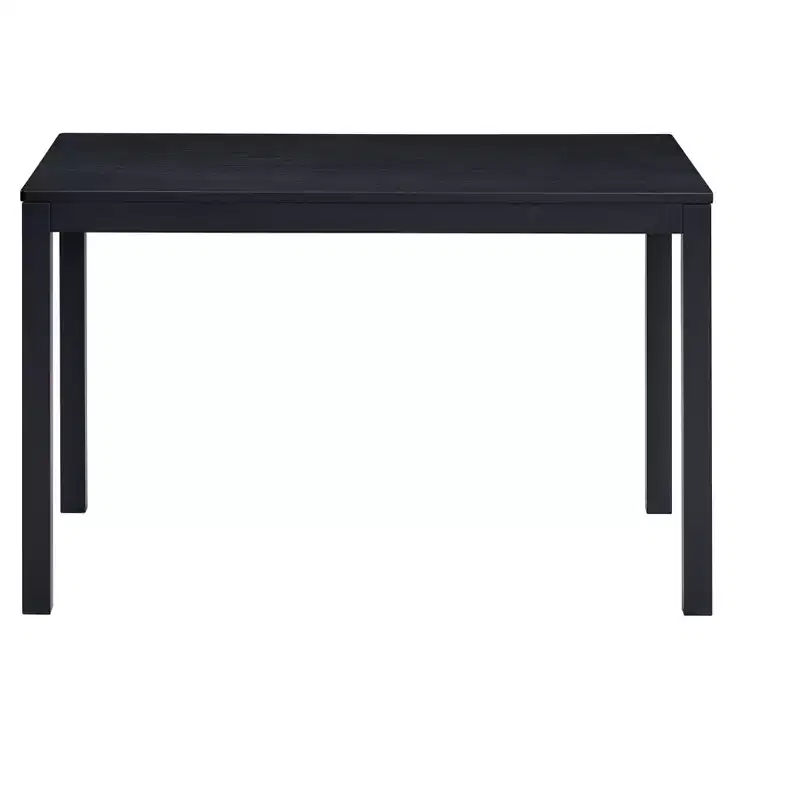 HomeRoots 47 Black Wood Dining Table