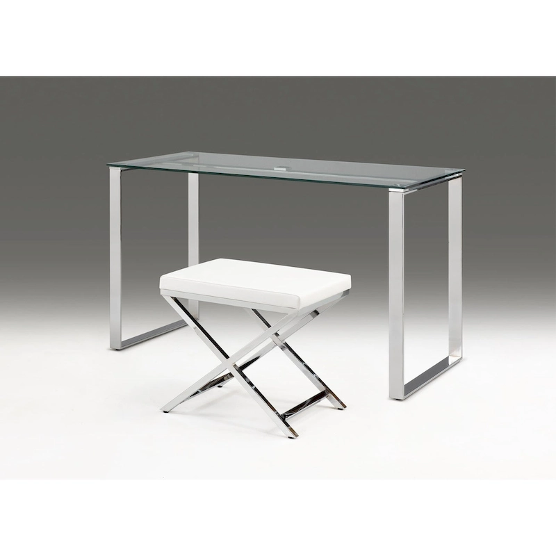 Glass desk with Medal Base