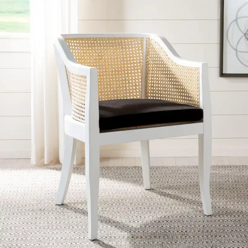 SAFAVIEH Velva Cane Dining Chair - 23.8 x 23.2 x 32.1 - 24Wx23Dx32H