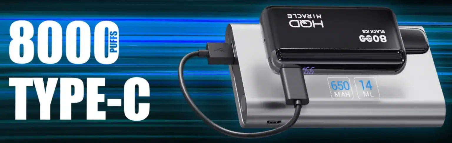 HQD Miracle 8000 Puffs 15 Flavors NEW