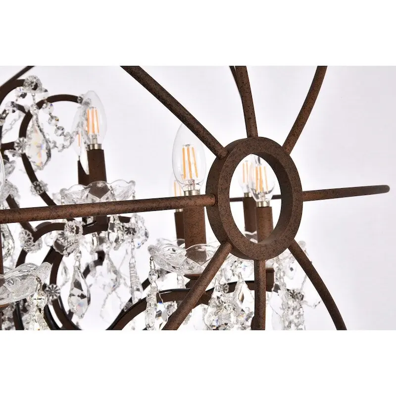 Somette Durham Collection Rustic Intent Gyro Pendant Lamp