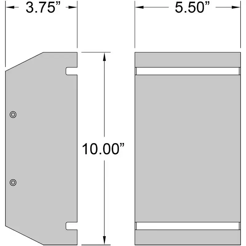 Access Lighting La Vida 2 - Light Wall Light in Satin