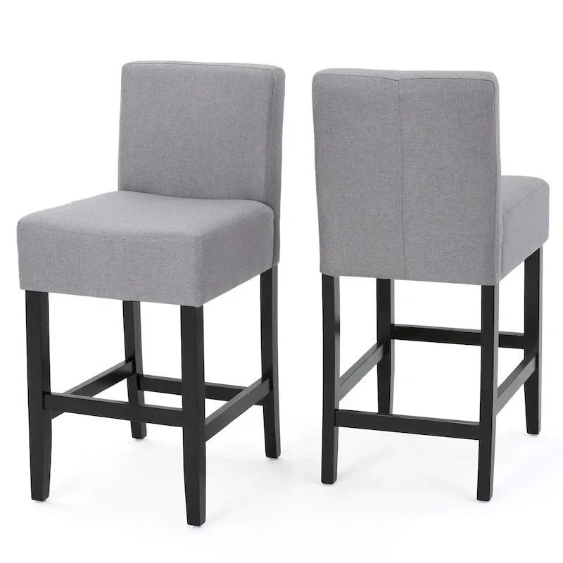 Lopez 26-inch Fabric Counter Stool (Set of 2) by Christopher Knight Home - 26
