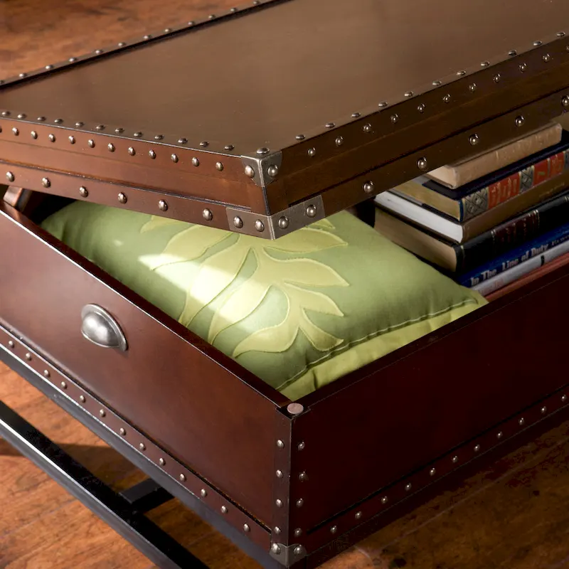 Espresso Storage Coffee Table