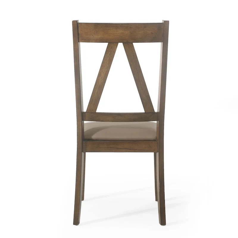 Fairgreens Farmhouse Upholstered Wood Dining Chairs (Set of 2)  20.00  L x 22.75  W x 39.00  H